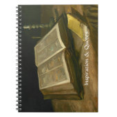 ヴィンセント・ヴァン・ゴッホによる聖書との静物生活 ノートブック (正面)