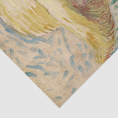 ヴィンセント・ヴァン・ゴッホによる藁帽子の自画像 薄葉紙 (詳細)