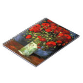 ヴィンセント・ヴァン・ゴッホによる赤いケシの花瓶 ノートブック (左側)