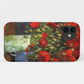 ヴィンセント・ヴァン・ゴッホによる赤いポピーの花瓶。 Case-Mate iPhoneケース (裏面(横))