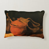 ヴィンセント・ヴァン・ゴッホによる陶器・ボトル・下駄 アクセントクッション (裏面)