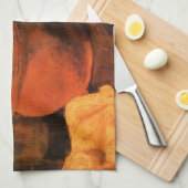 ヴィンセント・ヴァン・ゴッホによる陶器・ボトル・下駄 キッチンタオル (四つ折り)