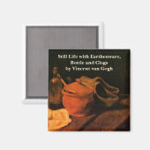 ヴィンセント・ヴァン・ゴッホによる陶器・ボトル・下駄 マグネット (正面/裏面)