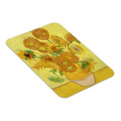 ヴィンセント・ヴァン・ゴッホによる15個のひまわりの花瓶 マグネット (右側)