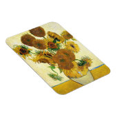 ヴィンセント・ヴァン・ゴッホによる15個のひまわりの花瓶 マグネット (右側)