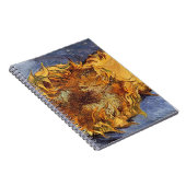 ヴィンセント・ヴァン・ゴッホによる2つのカットヒマワリ ノートブック (右側)