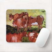 ヴィンセント・ヴァン・ゴッホによる『ヨルダーンスの牛』（よるだーんすのうし） マウスパッド (マウス)