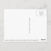 ヴィンセント・ヴァン・ゴッホによるEttenの庭の記憶 ポストカード (裏面)