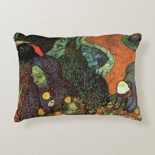 ヴィンセント・ヴァン・ゴッホによるEttenの庭園の記憶 アクセントクッション (正面)