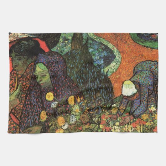 ヴィンセント・ヴァン・ゴッホによるEttenの庭園の記憶 キッチンタオル (横)