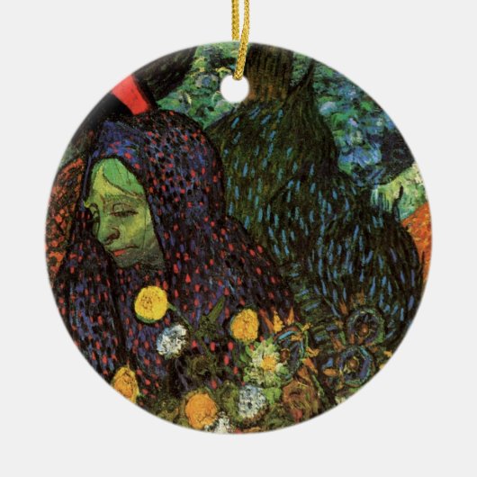 ヴィンセント・ヴァン・ゴッホによるEttenの庭園の記憶 セラミックオーナメント (正面)