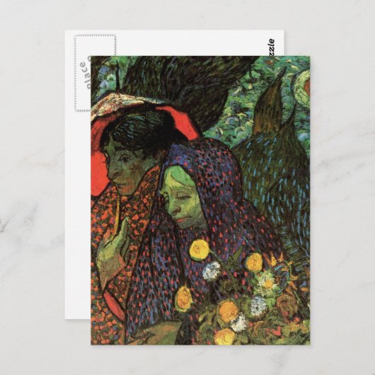 ヴィンセント・ヴァン・ゴッホによるEttenの庭園の記憶 ポストカード (正面/裏面)
