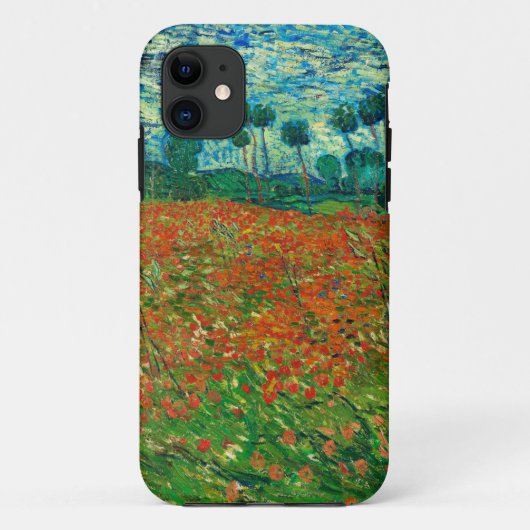 ヴィンセント・ヴァン・ゴッホのひまわり畑 ファインアート Case-Mate iPhoneケース (裏面)