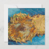 ヴィンセント・ヴァン・ゴッホのひまわり プロフェッショナル ミニマリスト セーブザデート (裏面)