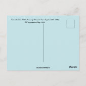 ヴィンセント・ヴァン・ゴッホのアイリスとアーレスを見る ポストカード (裏面)