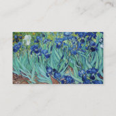ヴィンセント・ヴァン・ゴッホのアイリスヴィンテージ素晴らし術 名刺 (裏面)
