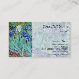 ヴィンセント・ヴァン・ゴッホのアイリスヴィンテージ素晴らし術 名刺