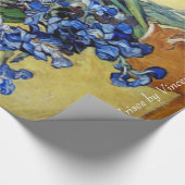 ヴィンセント・ヴァン・ゴッホのアイリス ラッピングペーパー (角)