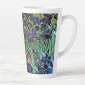 ヴィンセント・ヴァン・ゴッホのアイリス、ヴィンテージガーデンアート カフェラテマグ (右)