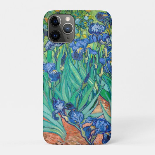 ヴィンセント・ヴァン・ゴッホのアイリス 花のヴィンテージアート Case-Mate iPhoneケース (裏)