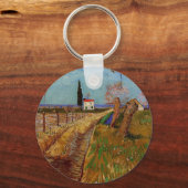 ヴィンセント・ヴァン・ゴッホのウィローズを通る道 キーホルダー (正面)