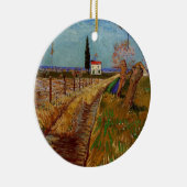 ヴィンセント・ヴァン・ゴッホのウィローズを通る道 セラミックオーナメント (右)