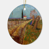 ヴィンセント・ヴァン・ゴッホのウィローズを通る道 セラミックオーナメント (左)