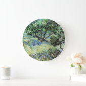 ヴィンセント・ヴァン・ゴッホのオリーブの木 ラージ壁時計 (ホーム)