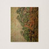 ヴィンセント・ヴァン・ゴッホのオリーブ摘み ジグソーパズル (縦)