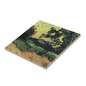 ヴィンセント・ヴァン・ゴッホのオーベールのシャトーがある風景 タイル (側面)