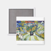 ヴィンセント・ヴァン・ゴッホのオーヴァースの階段(1890年) マグネット (正面/裏面)