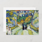 ヴィンセント・ヴァン・ゴッホのオーヴェースの階段 ポストカード (正面/裏面)