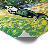 ヴィンセント・ヴァン・ゴッホのオーヴェース教会 ポスター (角)