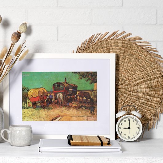 ヴィンセント・ヴァン・ゴッホのキャラバンとのジプシー ポスター