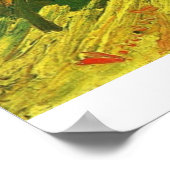 ヴィンセント・ヴァン・ゴッホのキングフィッシャー ポスター (角)