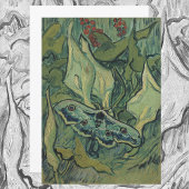 ヴィンセント・ヴァン・ゴッホのグリーン・ピーコック（エンペラー）蛾 招待状