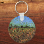 ヴィンセント・ヴァン・ゴッホのグリーン・ヴィンヤード キーホルダー (正面)