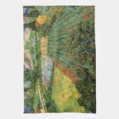 ヴィンセント・ヴァン・ゴッホのケシ畑 キッチンタオル (縦)