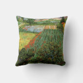 ヴィンセント・ヴァン・ゴッホのケシ畑 クッション (裏面)