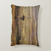 ヴィンセント・ヴァン・ゴッホのシェベニンゲン海の景色 アクセントクッション (裏面(縦))