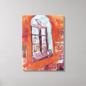 ヴィンセント・ヴァン・ゴッホのスタジオの窓 キャンバスプリント (正面)