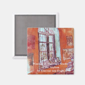 ヴィンセント・ヴァン・ゴッホのスタジオの窓 マグネット (正面/裏面)