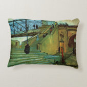 ヴィンセント・ヴァン・ゴッホのトリンケテイユ橋 アクセントクッション (裏面)