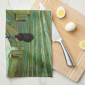 ヴィンセント・ヴァン・ゴッホのトリンケテイユ橋 キッチンタオル (四つ折り)