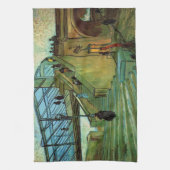 ヴィンセント・ヴァン・ゴッホのトリンケテイユ橋 キッチンタオル (縦)