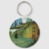ヴィンセント・ヴァン・ゴッホのトリンケテイユ橋 キーホルダー (裏面)
