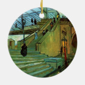 ヴィンセント・ヴァン・ゴッホのトリンケテイユ橋 セラミックオーナメント (裏面)