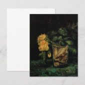 ヴィンセント・ヴァン・ゴッホのバラの花瓶 (正面/裏面)