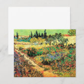 ヴィンセント・ヴァン・ゴッホのパスで花園 (正面/裏面)