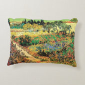 ヴィンセント・ヴァン・ゴッホのパスで花園 アクセントクッション (裏面)